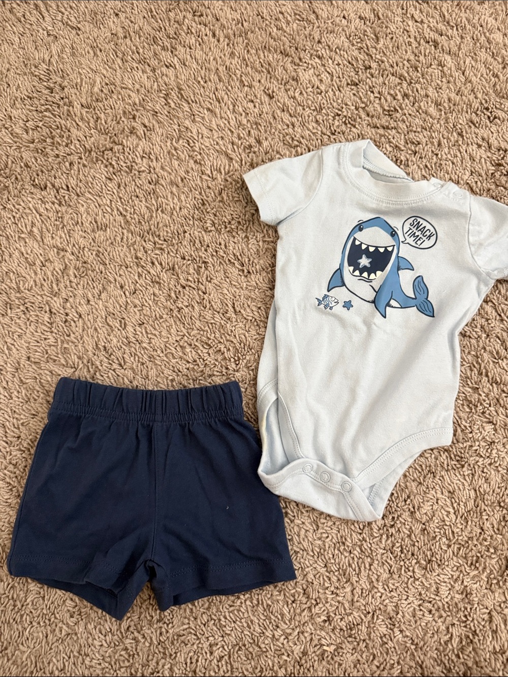 Garanimals Navy Blue Elastic Waist Shorts